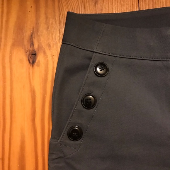 LOFT Navy Wide-Legged Sailor Pants EUC - Picture 3 of 12